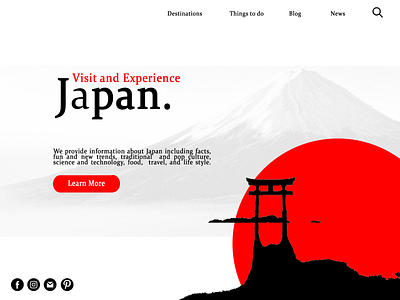 Japan Website design ui ux web