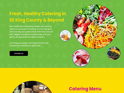 Web Design - Sunn Health Bar design web