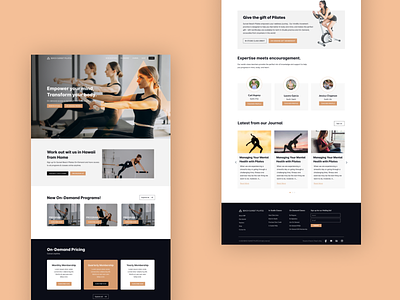 A Pilates Website