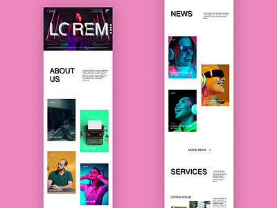 Another Blog Website blog blogging blogs content creator design landing page magazine minimalist ui ux web