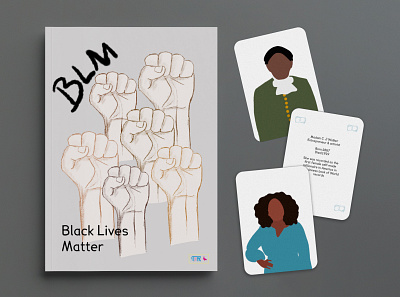 Black Lives Matter Educational Zine blm book bookdesign design illustration print print design typography zine