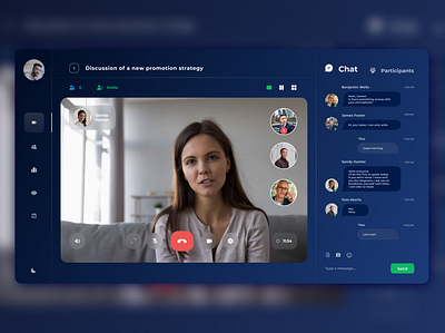 Application for video calls app call chat design interface ui ux video