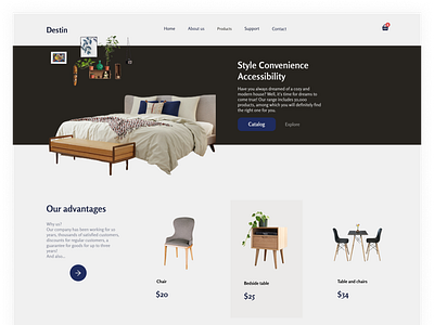 Design of an online furniture store