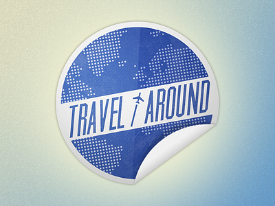 Travel Around sticker travel