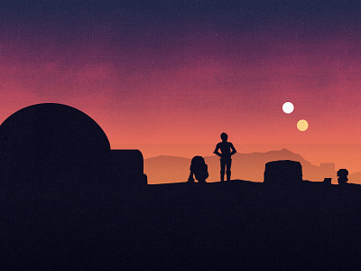 Tatooine Sunset force star wars tatooine