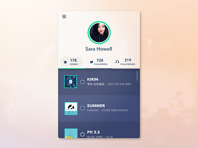 User Profile 006 dailyui user profile