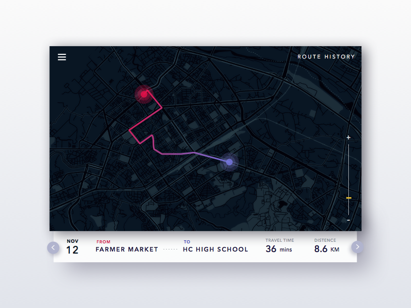 Location Tracker by Remi Chu on Dribbble