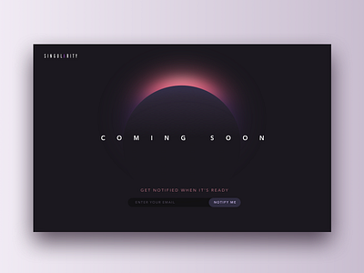 Coming Soon 048 coming soon dailyui