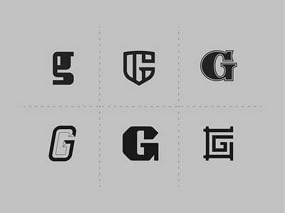 G exploration branding concept g letter gray illustrator lettering letters logo mark vector wip