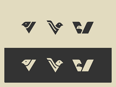 V+Bird mark [wip] animal bird birds brand identity branding illustrator letter v lettering lettermark logo mark medieval pigeon v vector