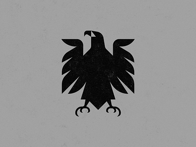 Eagle animal bird black grey grunge grunge textures illustrator mark noise vector