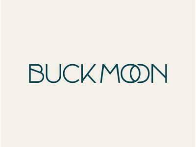 Buck Moon custom logotype animal branding buck jewelry logo logotype moon spiritual star system type