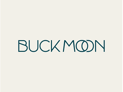 Buck Moon custom logotype