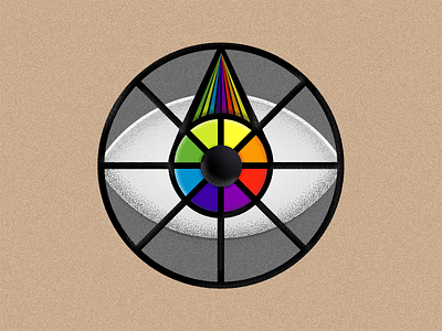 Eye Dropper circle color color use colorway colours dropper eye eyedropper highlight icon mark shadow spectrum stipple symbol texture textures texturing vector