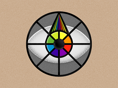 Eye Dropper circle color color use colorway colours dropper eye eyedropper highlight icon mark shadow spectrum stipple symbol texture textures texturing vector