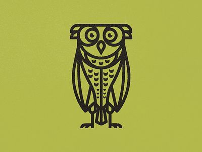 oeeee animal illustration line owl uil