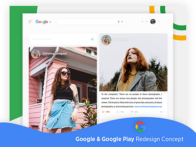 Google & Google Play Redesign Concept