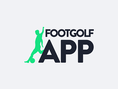 Logo for Footgolf App app bold footgolf green logo sports