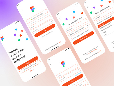 Sign up/ Log in in Figma figma log in sign up sign up form