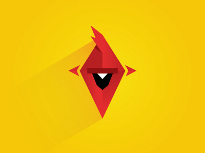 Cardinal App Logo app bird brand branding cab cardinal compass location locator logo mark taxi