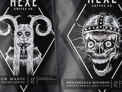 Hexe Coffee Labels