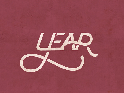 Leap Year 2020 combo connected custom leapyear letters twoinone type typography