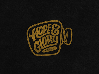 Hope & Glory Lettering branding illustration lettering logo minimalistic