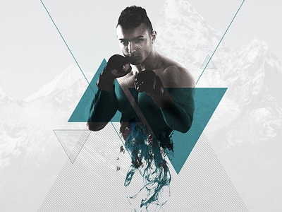 Fighter adobe advertising editorial graphic design photo manipulation photoshop