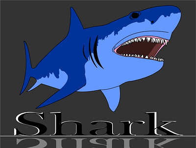 Logo Shark design icon logo