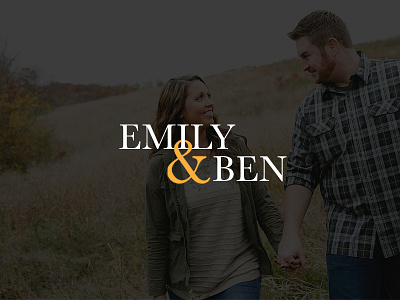 016 Daily Logo - Emily & Ben Wedding branding company naming concept logo design