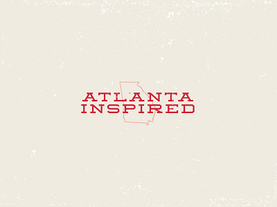 ATL INSPIRED branding design illustrator typography