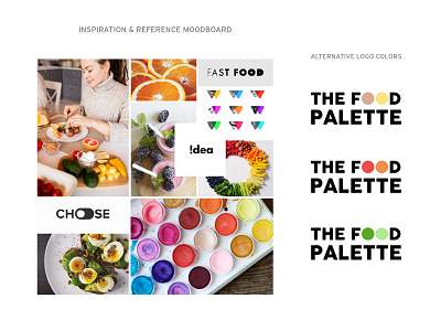 THE FOOD PALETTE / HEALTHY EATING APP branding design food freelance designer healthy icon logo logotype minimal nutrition typography