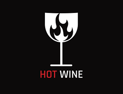 Hot Wine Logo Design abstract branding character design graphic icon icon design illustration logo logomark monogram stack logo symbol typography vector