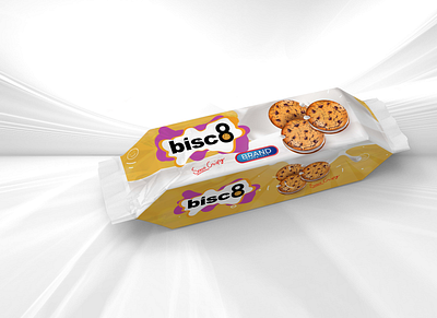 "Bisc8" Biscuit Logo Design branding design flat graphic graphic design illustrator logo logo design minimal vector