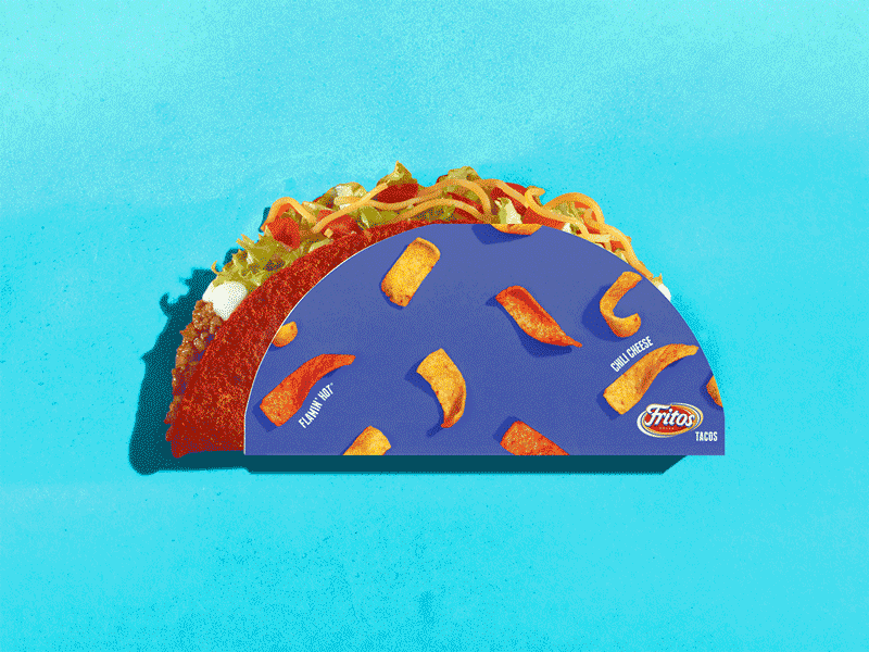 Fritos and Doritos Taco Holsters brand identity illustration packaging taco bell