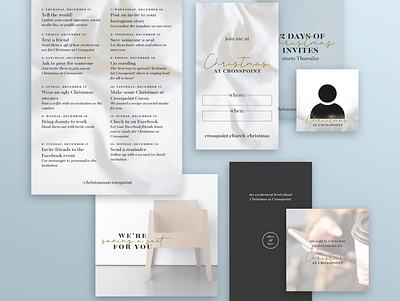 Christmas at Crosspoint 2019 campaign design publication design social media