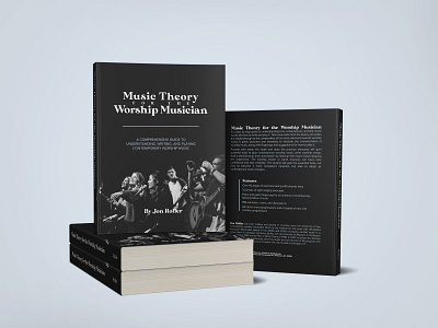 Music Theory for the Worship Musician book cover book cover art book cover design book cover mockup book covers design publication design text book