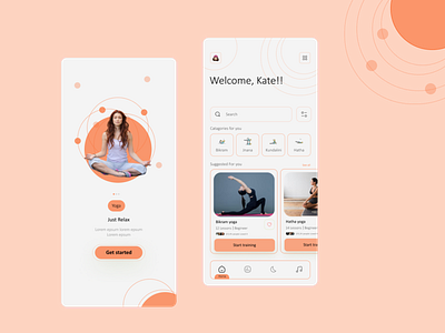 Fitness and Workout App UI Design