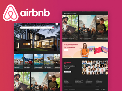 Airbnb Home Page Redesign