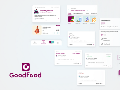 GoodFood e-commerce app redesign