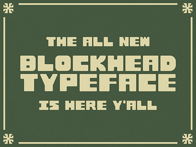 Blockhead Typeface