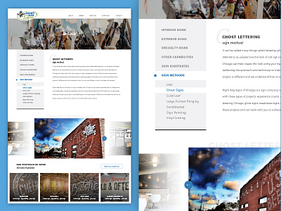 Rightway Signs :: Signs Page exterior hand painted interior paint process sign painting signage signs ui ux web web design