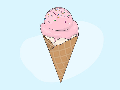 Download Waffle Cone Designs Themes Templates And Downloadable Graphic Elements On Dribbble