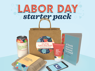 Labor Day Starter Pack branding kit pack packaging starter