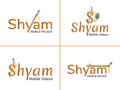 Shyam Logo Design app design flat icon illustration logo mockup typography ui ux vector