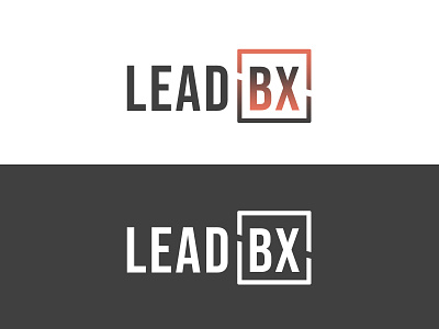 LeadBox Logo Design app branding design flat illustration logo mockup typography ui ux