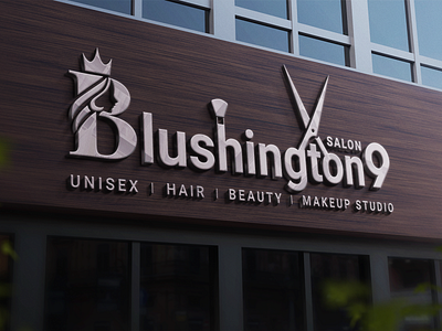 Blushington 9 Salon Logo