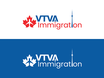 VTVA Immigration Logo Design branding design graphic design illustration logo mockup typography ui ux vector