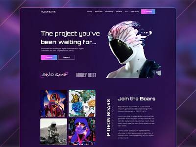 NFT Landing Page