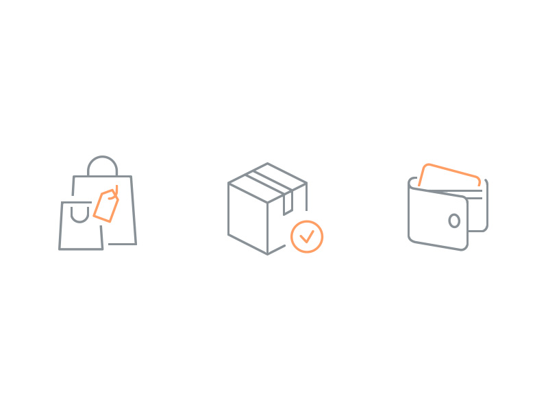 Free e commerce set of 80 icons by Anton Shcherbik 🇺🇦 on Dribbble